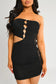 Lova Bodycon Mesh dress black